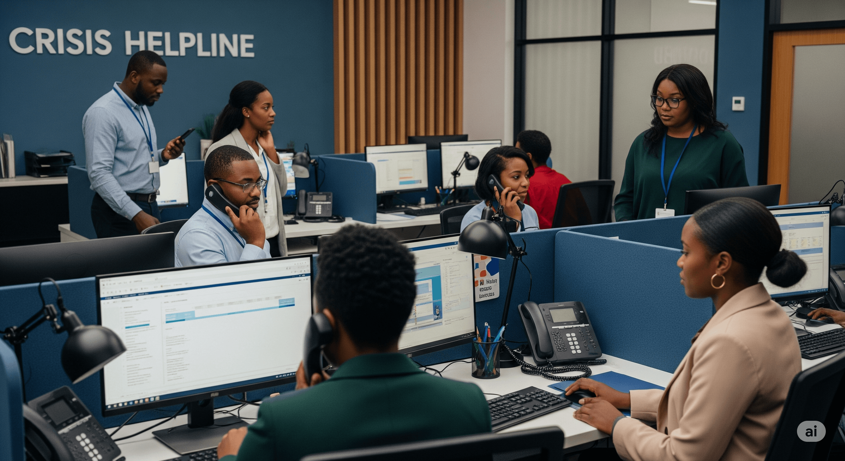 Crisis Helpline Background